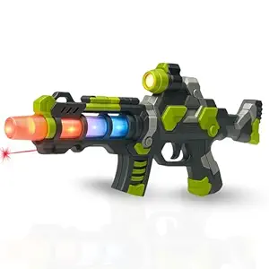 Gooyo GY7018 Projector Toy Gun with 3D Multi Projections, Vibrant Light & Sound Effects